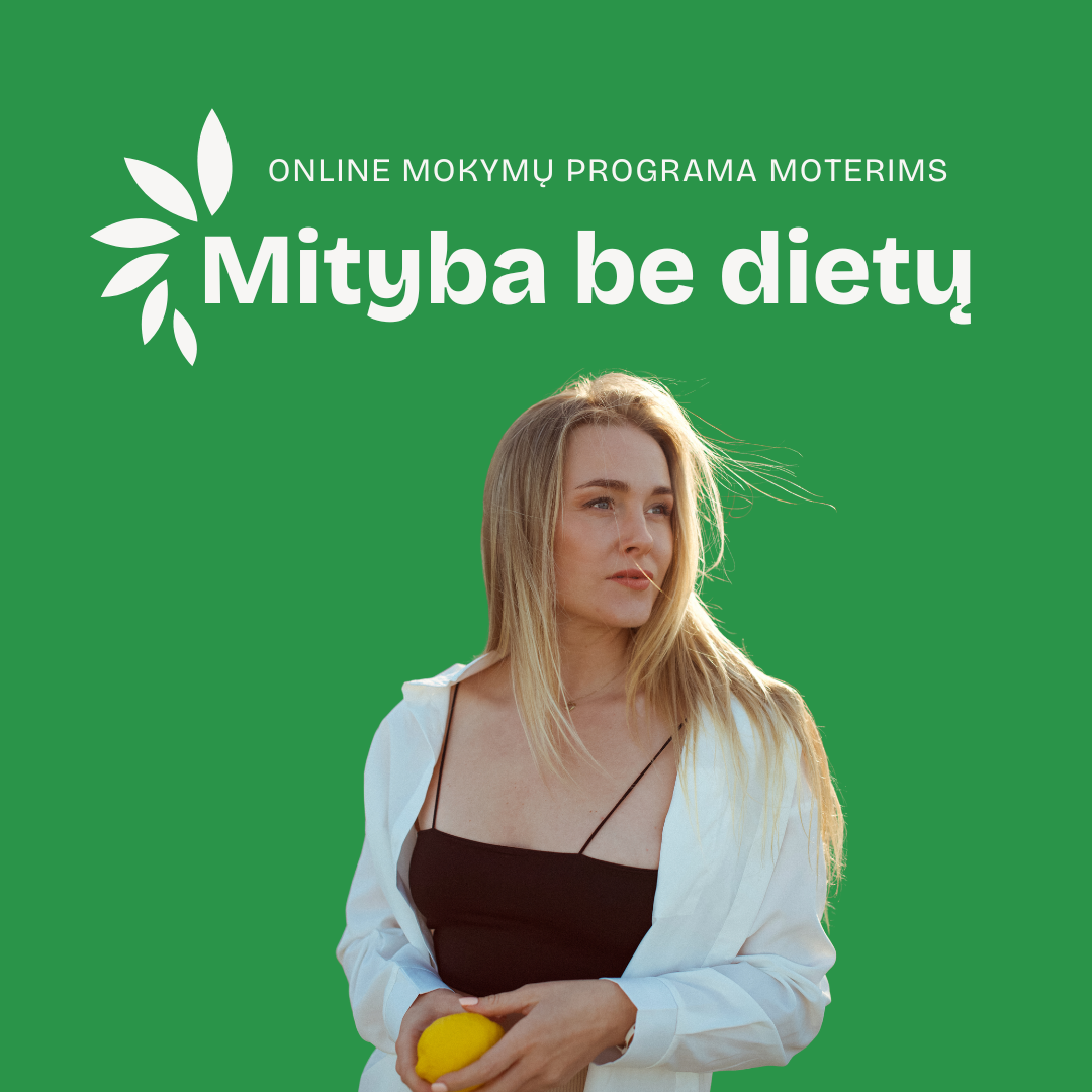 Online mokymų programa: MITYBA BE DIETŲ
