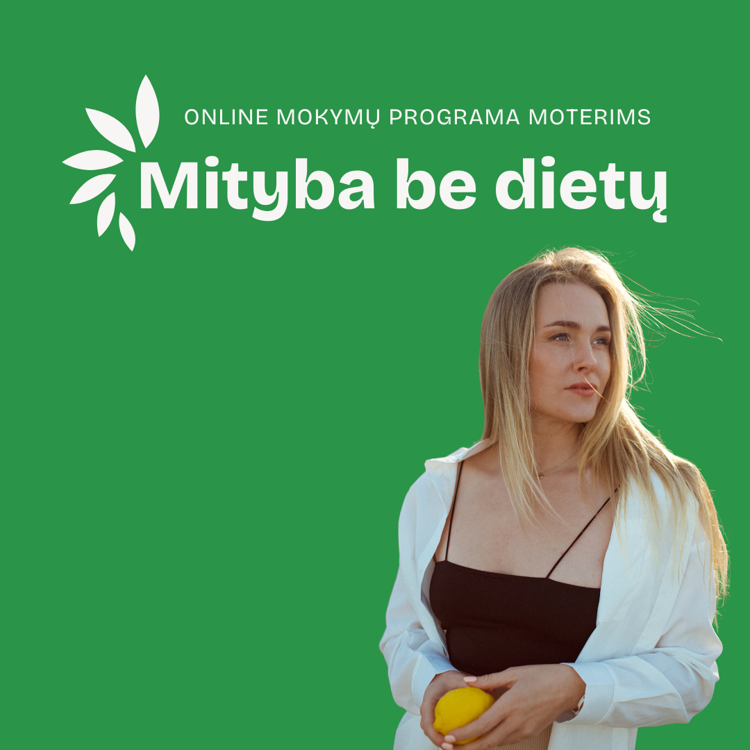 Online mokymų programa: MITYBA BE DIETŲ